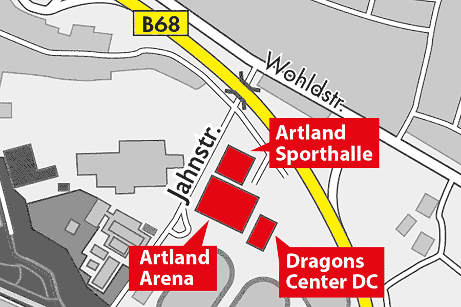 Lageplan Arena